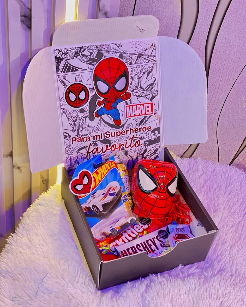 Caja Spiderman Mi Superhéroe Favorito